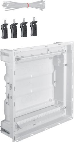 Hager HAG VH12NK HWV Volta wall box 1-row loose