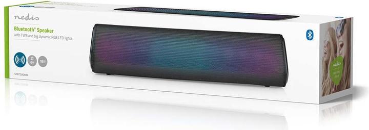 Actual product image Nedis Bluetooth® speaker | max. battery life: 6 hrs | tabletop design | 18 W | stereo | built-in (6 h, Battery operated)
