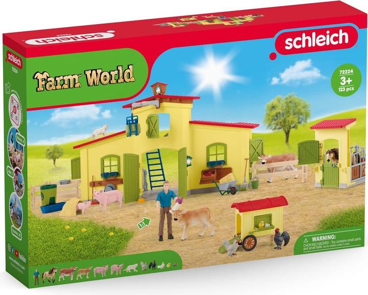 Actual product image Schleich Farm World H?hnerstall & Pferdestall