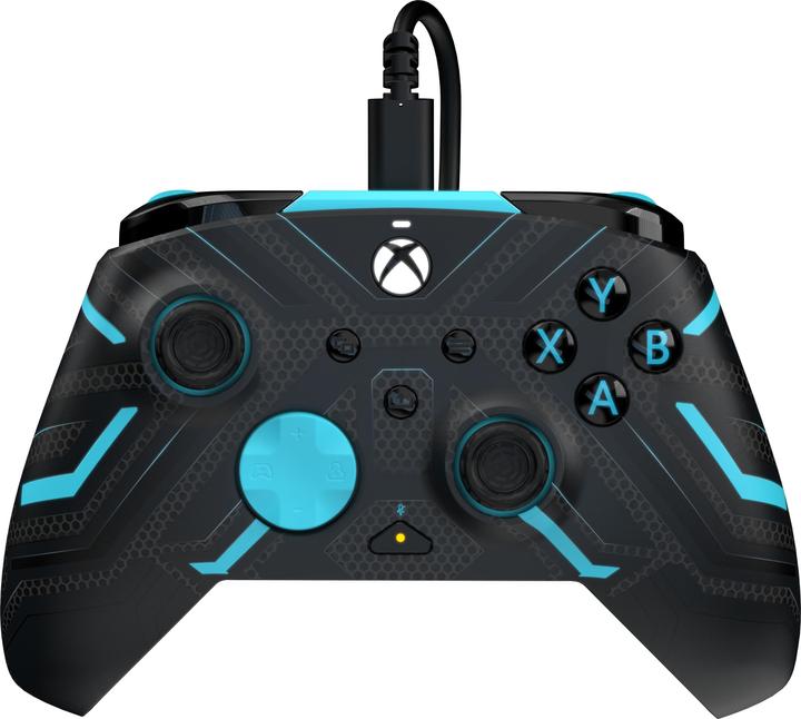 Actual product image PDP Controller wired Rematch Titan Steel GlowinDark XboxX (PC)