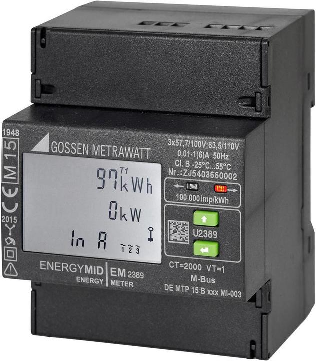 Productafbeelding Gossen Driefasige meter met transformator