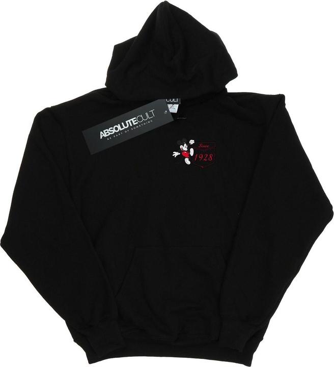 Immagine prodotto Disney Mickey Mouse Faux Pocket Since 1928 Felpa con Cappuccio Uomo (M)