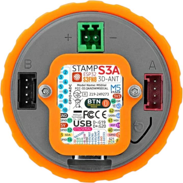 Immagine prodotto M5Stack Dial V1.1 ESP32-S3 Intelligenter Drehknopf mit 1.28 Zoll Touchscreen