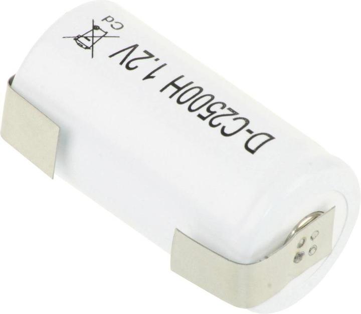 Actual product image Mexcel Special rechargeable battery Baby (C) U-solder (1.20 V, 2500 mAh)