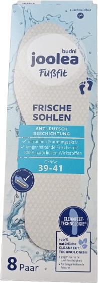 Aflofarm Joolea, Schuheinsätze 39-41, weiss, 1 Paar (2 x)