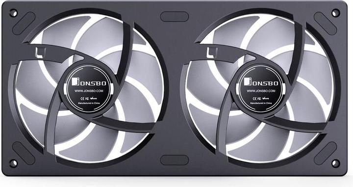 Image du produit Jonsbo ZB-240 Infinity Mirror ARGB PWM Lüfter - 240mm, schwarz (240 mm)
