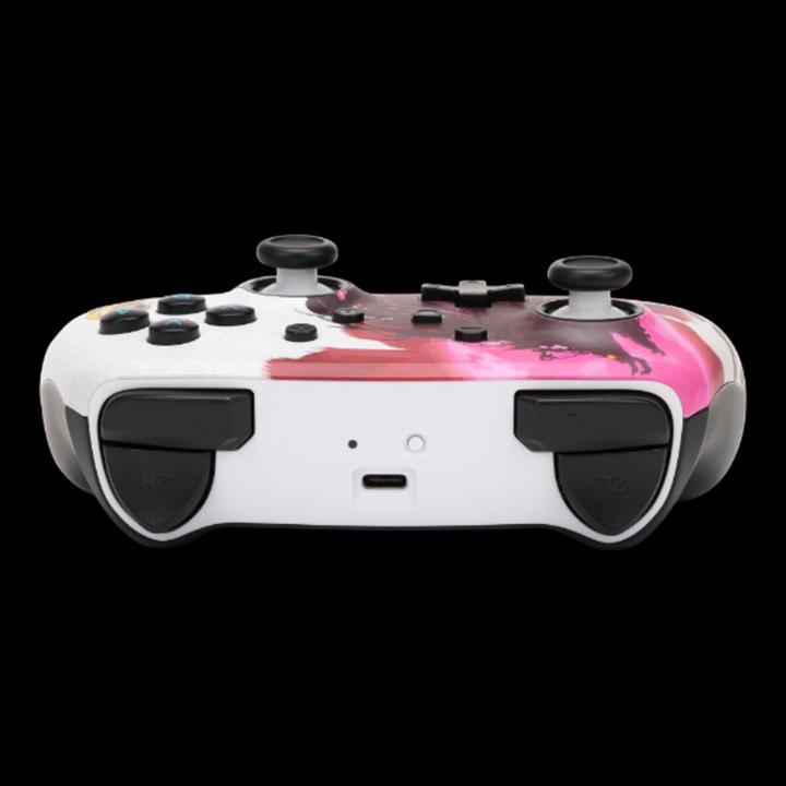 Actual product image PowerA Enhanced Wireless Switch Controller - Zelda Blood Moon (pink/white) (Switch Lite, Switch)