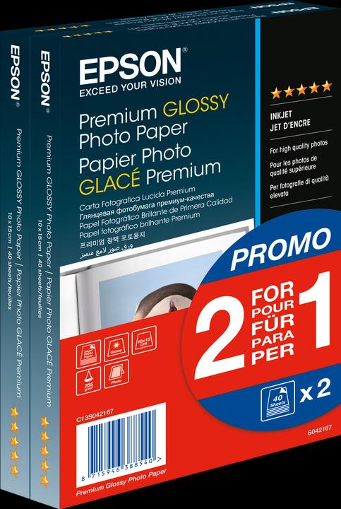 Epson Premium Glossy (255 g/m², 10 x 15 cm, 80 x)