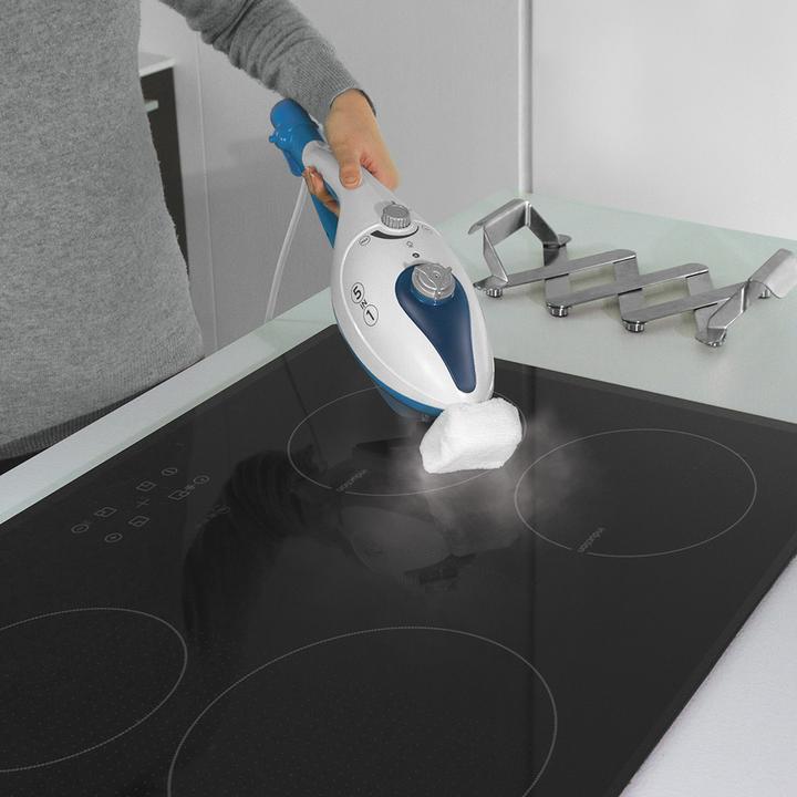 Actual product image Polti Vaporetto SV220 Upright Steam Cleaner Turquoise (1300 W)