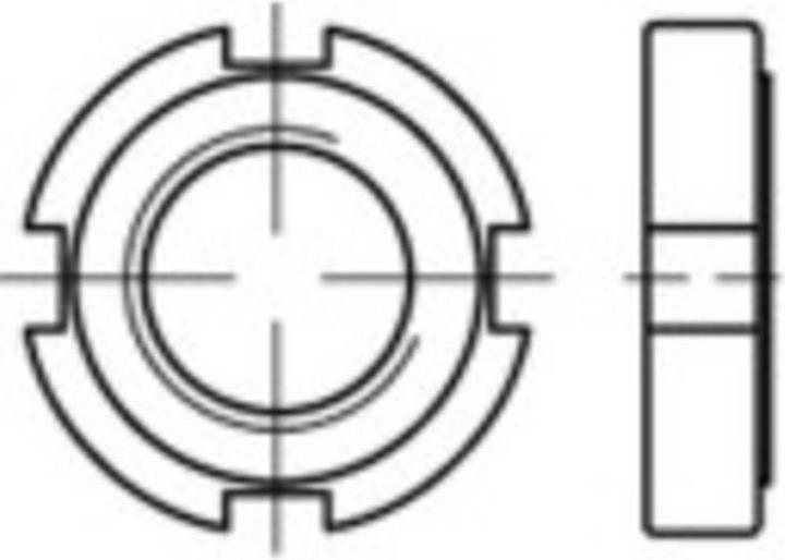 Toolcraft Locknuts M28 DIN 1804 Steel (M28)