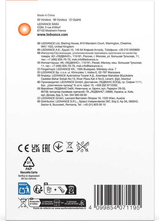 Immagine prodotto Ledvance Lampada a LED con riflettore (E27, 10 W, 633 lm, 6 x, G)