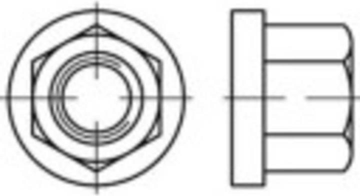 Produktbild Toolcraft Sechskantmuttern mit Flansch M (M30)