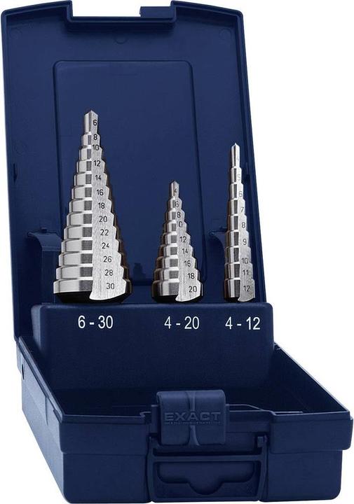 Immagine prodotto Eventus Set di punte a gradini HSS 3 pezzi 4 (12 mm)