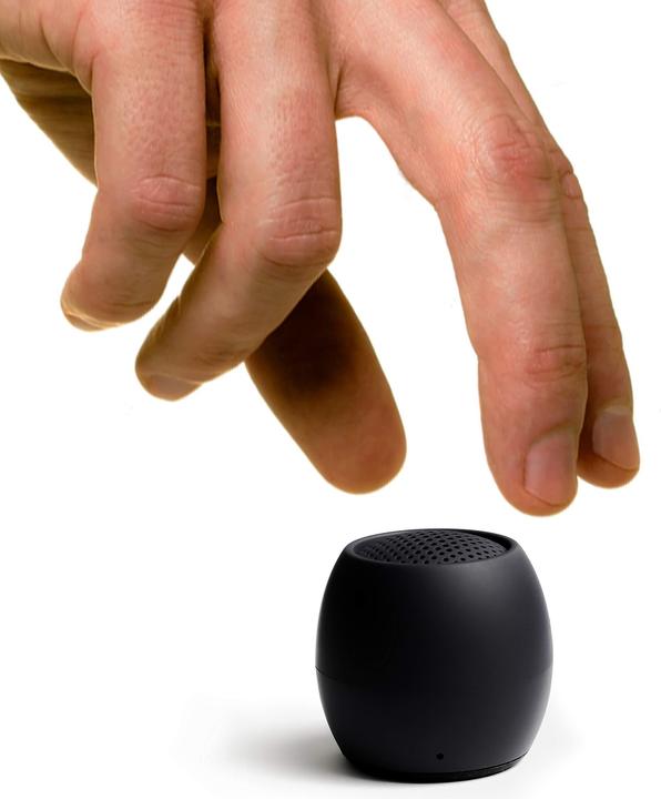 Actual product image Boompods Zero Bluetooth® Speaker Handsfree, Shockproof, Waterproof Black (5 h, Rechargeable battery operated)