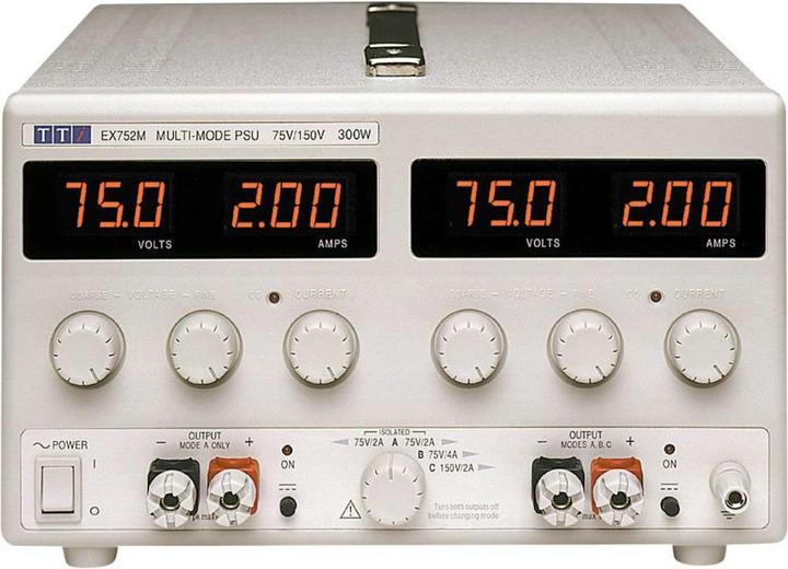Actual product image Aim TTi Laboratory power supply, adjustable EX752M 0 - 1