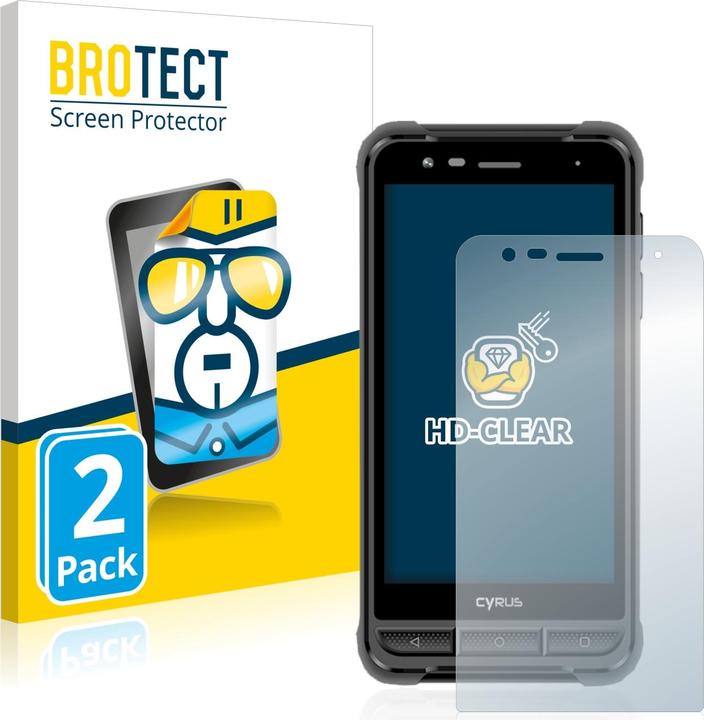 Produktbild BROTECT Schutzfolie Displayschutz Klar (2 Stück, Cyrus CS 22 XA)