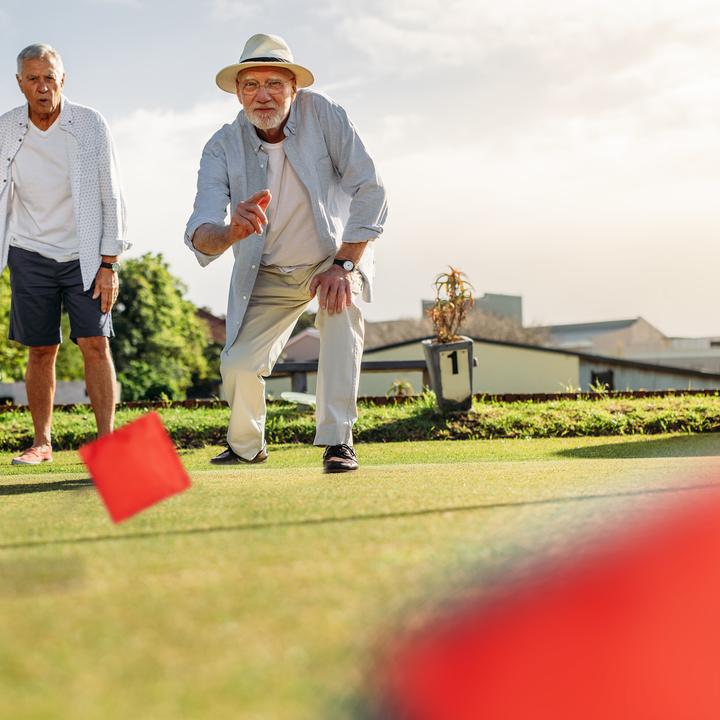 Actual product image Relaxdays 2 in 1 Cornhole & Tic Tac Toe Game