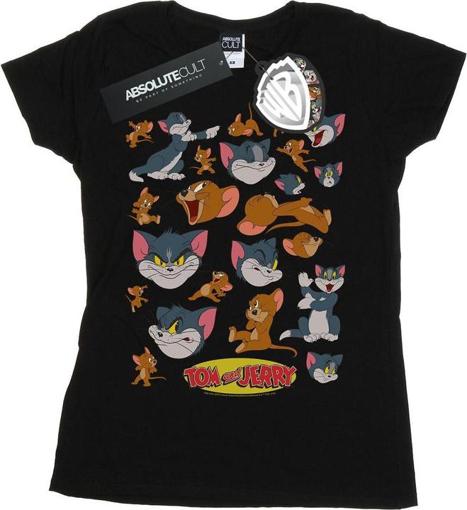 Tom & Jerry Many Faces TShirt (L)