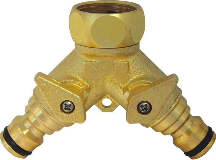 C.K Magma Brass 2-way manifold 24.2 (2 way distributor, 24 mm)