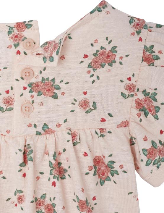 Actual product image Vertbaudet Bio-Kollektion: Mädchen Baby T-Shirt mit Blumenprint (92)