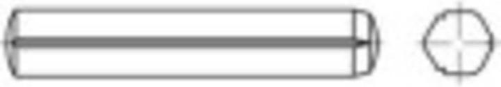 Toolcraft Parallel grooved pin