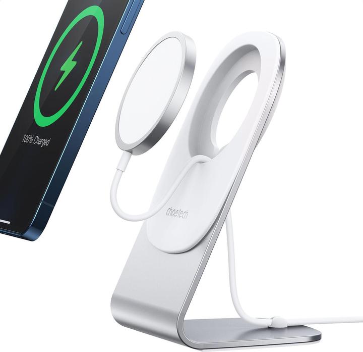 Actual product image Choetech Magnetic Charging Holder Bracket (15 W)
