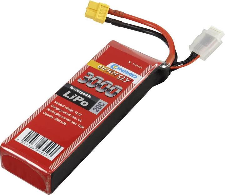 Image du produit Conrad energy Modèle de construction de la batterie iPo) (14.80 V, 2400 mAh)