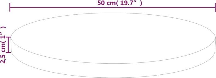 Actual product image VidaXL Jones (50 x 2,5 cm)