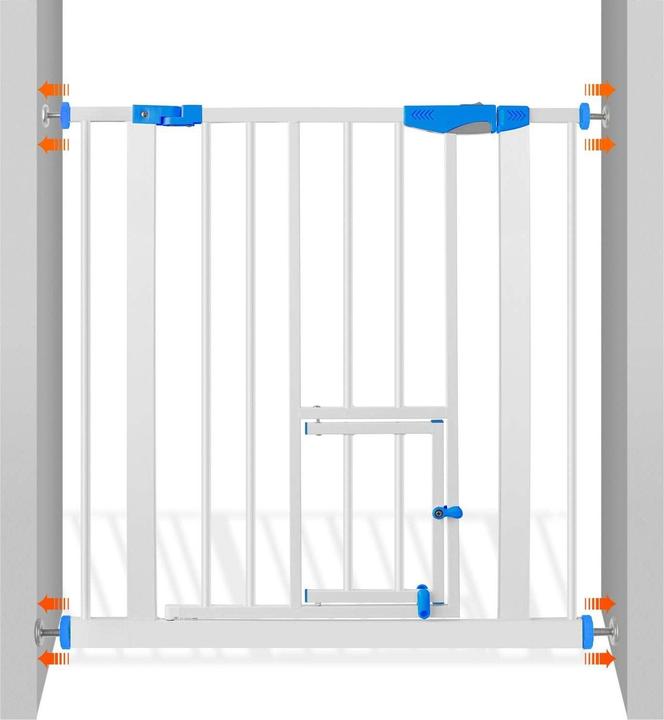 Produktbild Kesser Türschutzgitter Blau 74-87cm