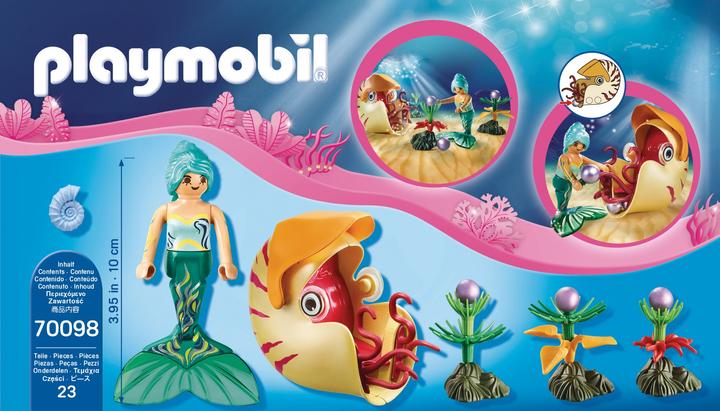 Immagine prodotto Playmobil Sirena con gondola a lumaca (70098, Magia Playmobil)
