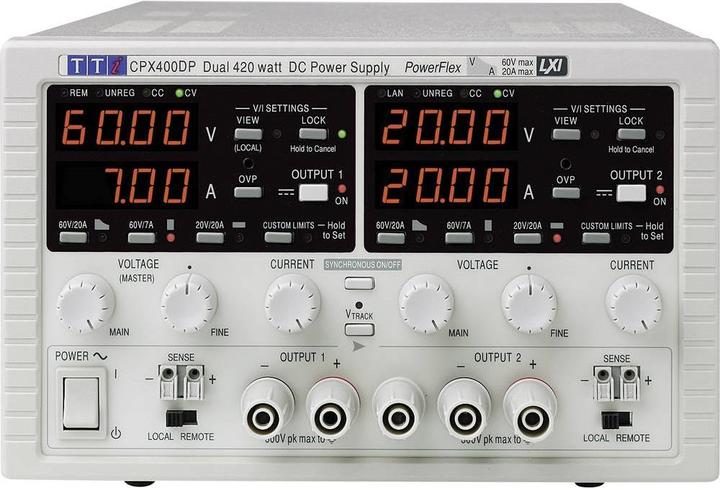Actual product image Aim TTi Laboratory power supply unit, adjustable CPX400D 0 -
