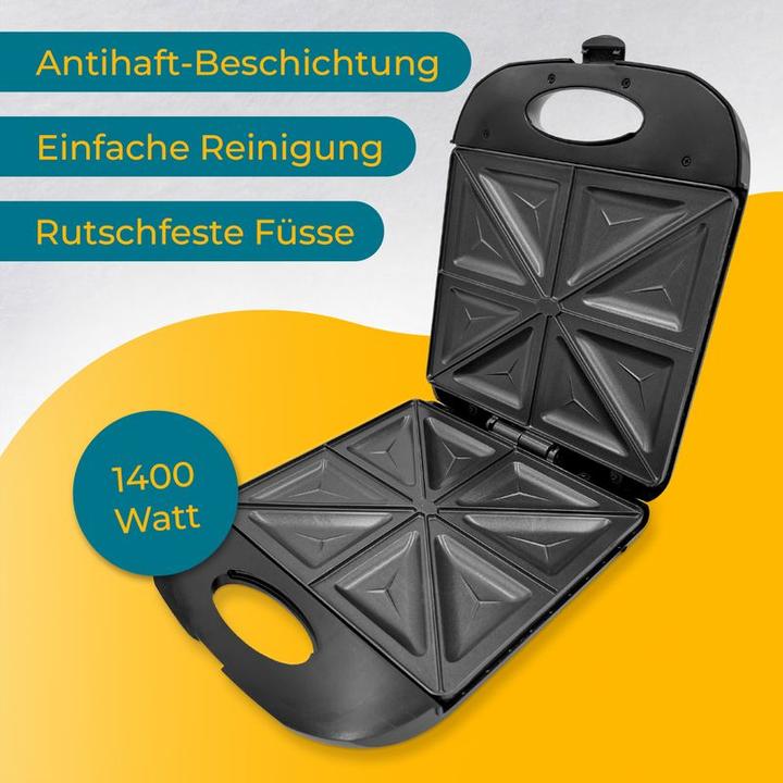 Actual product image Michelino Sandwichtoaster Sandwichmaker Toastgrill Kontaktgrill Paninipresse