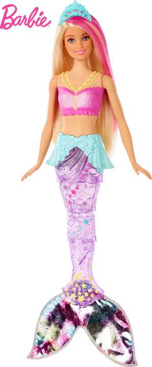 Image du produit Barbie Sirène Lumieres & Danse Aquatique Blonde - Poupée Mannequin - 3 ans et +