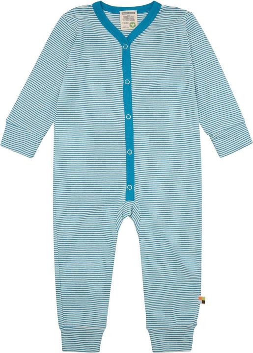 Actual product image loud + proud Sleep overall stripes in fine rib (80)