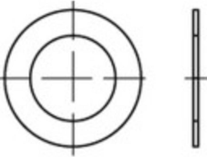 Actual product image Toolcraft Shim washers inner diameter