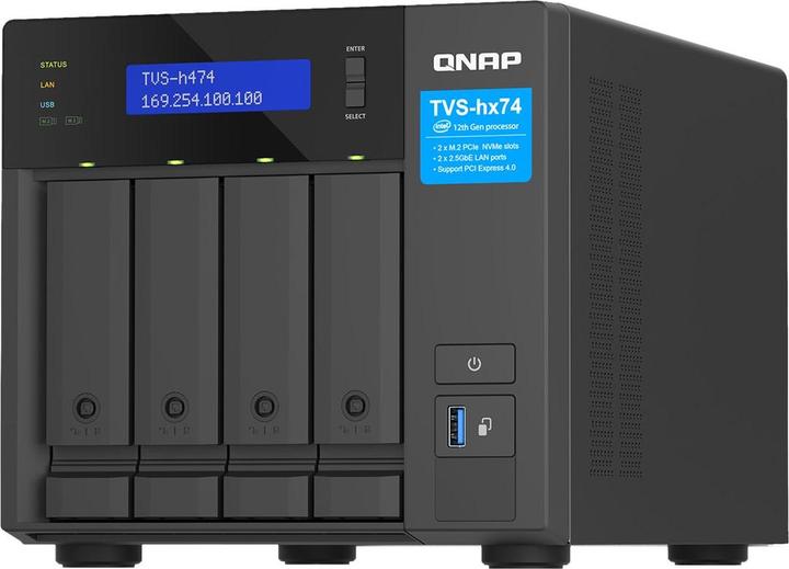 Produktbild QNAP TVS-H474-PT-8G (0 TB)