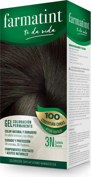 Produktbild Farmatint gel coloración permanente #3n-castaño oscuro (3N)