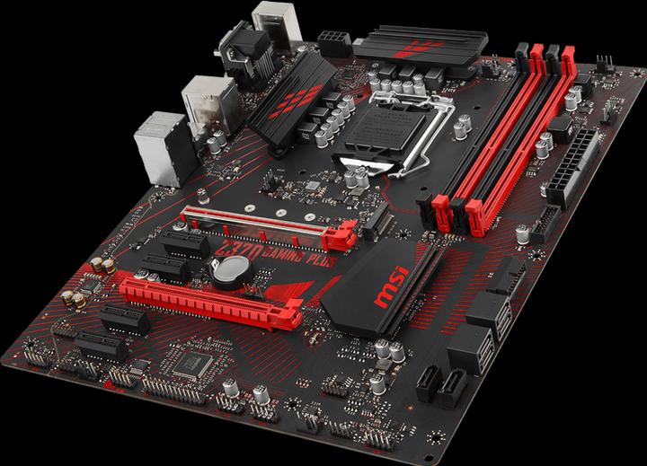 Actual product image MSI Z370 Gaming Plus (LGA 1151, Intel Z370, ATX)