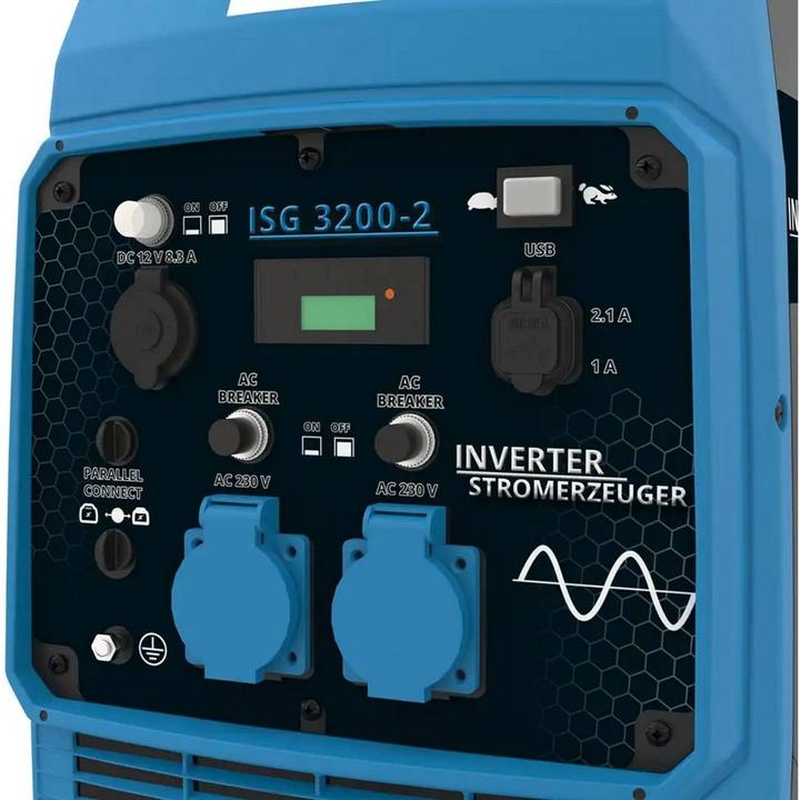 Produktbild Güde Inverter Stromerzeuger ISG 3200-2 - 40721 (3500 W, 7.80 l)