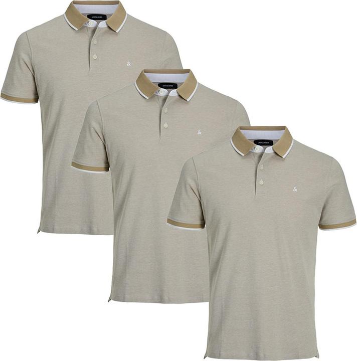 Immagine prodotto Jack & Jones 3er Pack Paulos - Slim Fit Poloshirt (S)