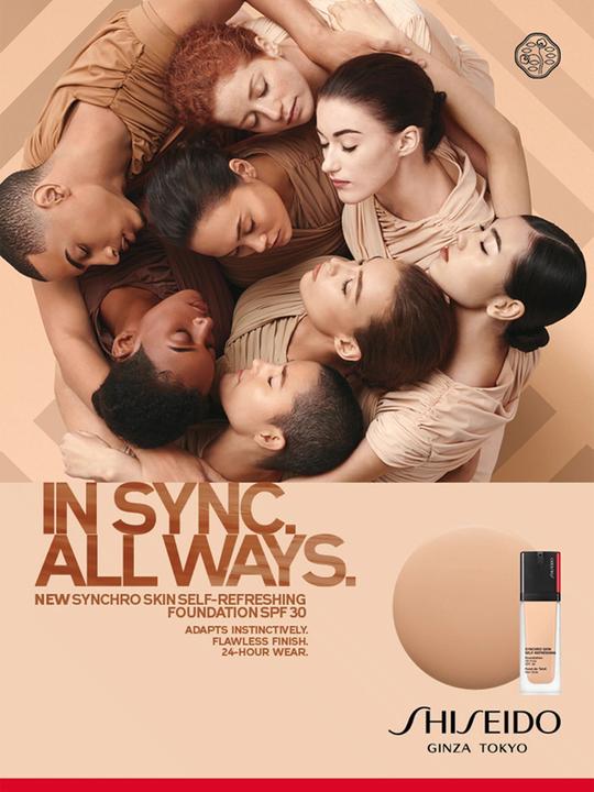 Actual product image Shiseido Synchro Skin Self-Refreshing - Foundation SPF 30 Linen 220 (220 lines)