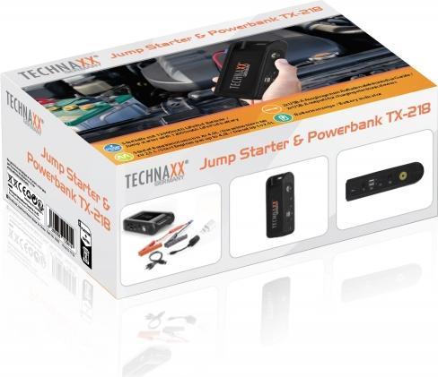 Produktbild Technaxx JUMP STARTER POWERBANK TX-218 (12000 mAh, 100 W, 39.60 Wh)
