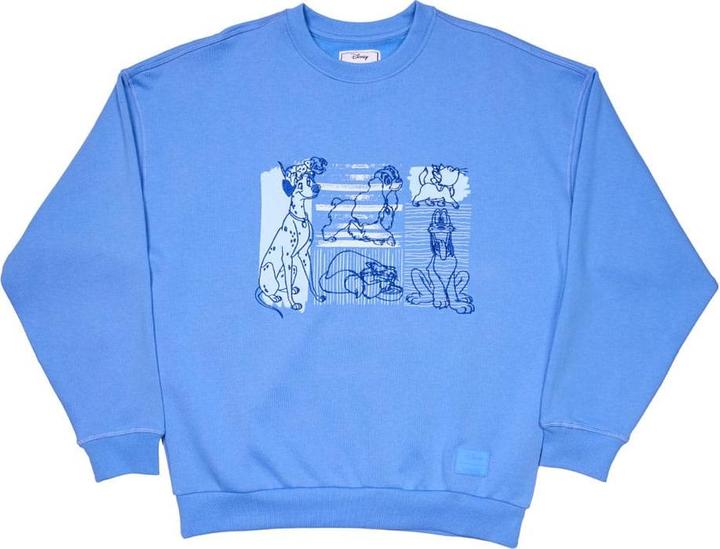 Loungefly Disney by Pullover Unisex Dogs & Cats Oversized Crewneck Grösse XXL (XXL)