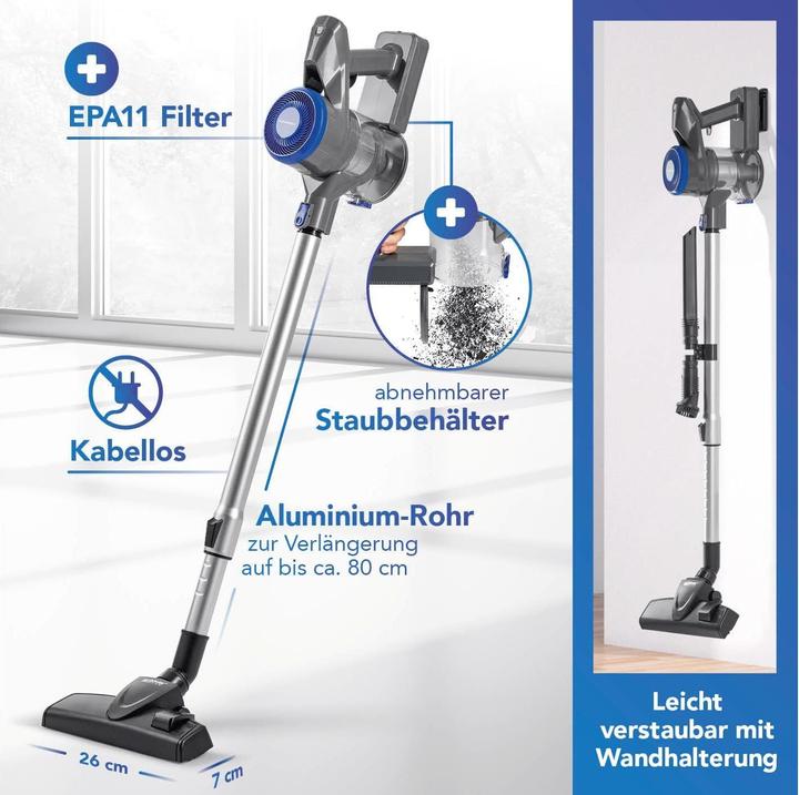 Produktbild CleanMaxx Akku-Hand- und Stielsauger