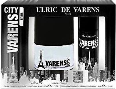 Actual product image Ulric De Varens Coffret Saint Pres Pour Homme Eau de Toilette 100ml and Deodorant 200ml