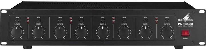 Actual product image Monacor PA-1850D ELA amplifier 50 W 8-channel (Amplifier)