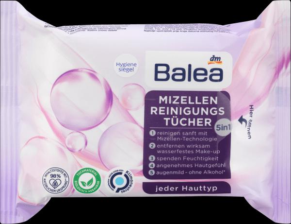 Image du produit dm Balea Lingettes nettoyantes micellaires (Chiffons de nettoyage)