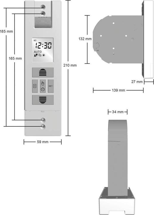 Produktbild Schellenberg 22727 RD65 PLUS Elektrischer Gurtwickler 23mm Zugkraft (max.) 45kg Einbau
