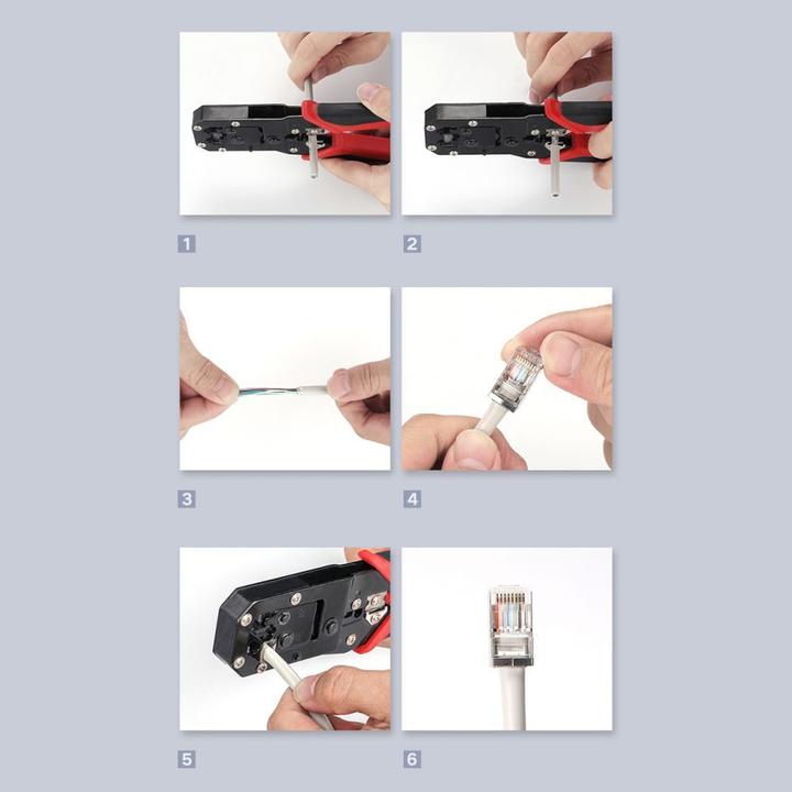 Immagine prodotto Ugreen Spina Ethernet RJ45 in metallo, 8P/8C, Cat.6, UTP (10 pz.) (UTP, CAT6)