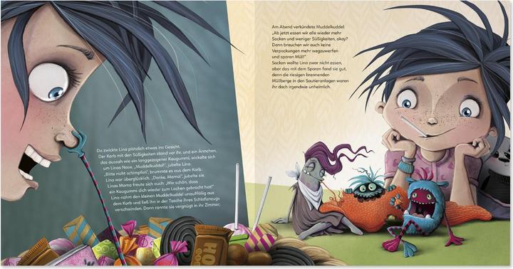 Actual product image Muddelkuddel trennt Müll (German, Steffi Friday, Thorsten Berger, 2021)